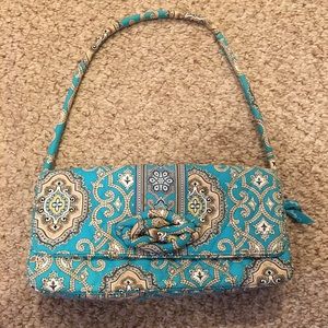 Teal Paisley Vera Bradley Shoulder Bag